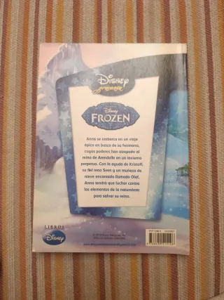 Disney Frozen libro lectura niños