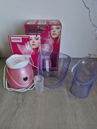 Sauna facial vaporizador HOOMEI HM-7565 Rosa.