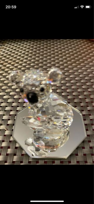 Figuras Swarovski Koala, Cisne y Pato las 3 por 60