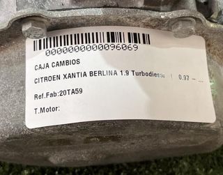Caja cambios citroen 96069 20ta59 xantia berlina