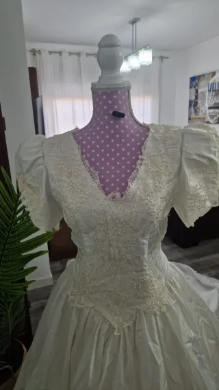 Vestido de Novia Seda Salvaje.
