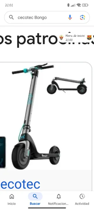 Patinete eléctrico Cecotec Bongo