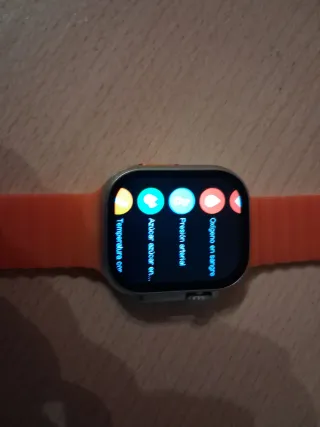 Reloj Inteligente Correa Naranja