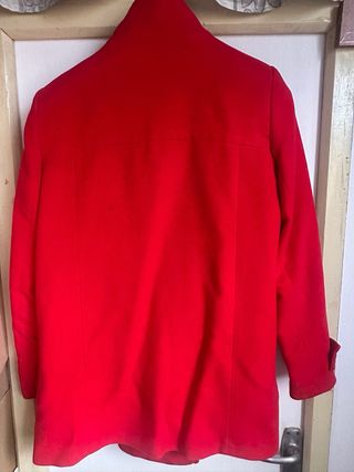 Abrigo Mango Rojo Talla L