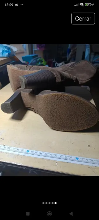 Botas de piel marrones