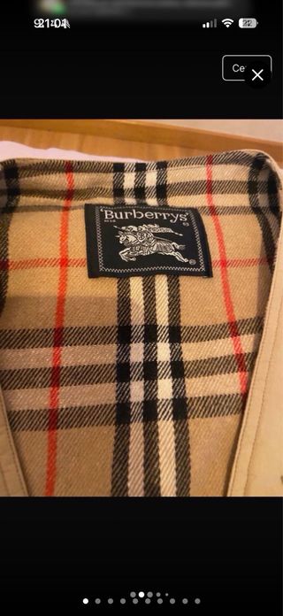 Chaleco Burberry Beige