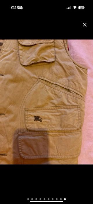 Chaleco Burberry Beige