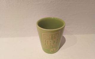 Vaso de chupito de Yoda. Cerámica. Star Wars