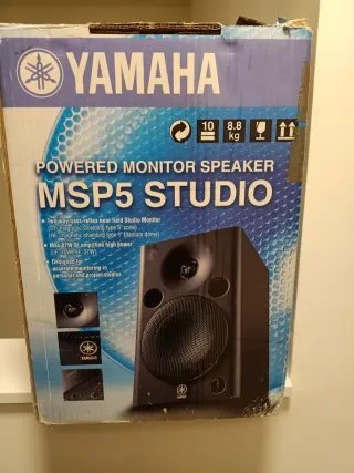 Pareja Monitores Yamaha MSP5 Negro