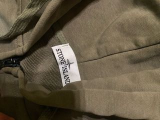 Sudadera Stone Island Verde Oliva Cremallera