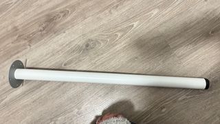 Patas de escritorio metálicas blancas