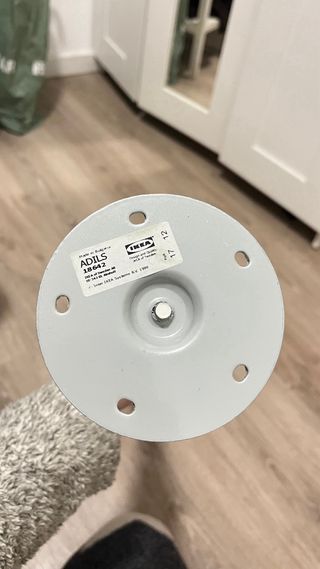 Patas de escritorio metálicas blancas