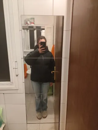 Piumino Uniqlo nero taglia S