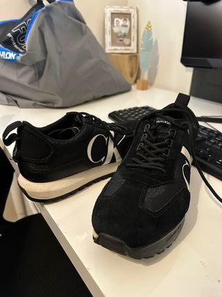 Zapatillas Calvin Klein CK Negras Blancas