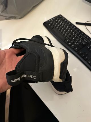 Zapatillas Calvin Klein CK Negras Blancas