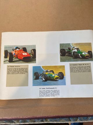 Álbum Autocolor Coches 1971 Completo