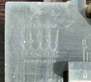 Calibre de acero inoxidable templado Monarch