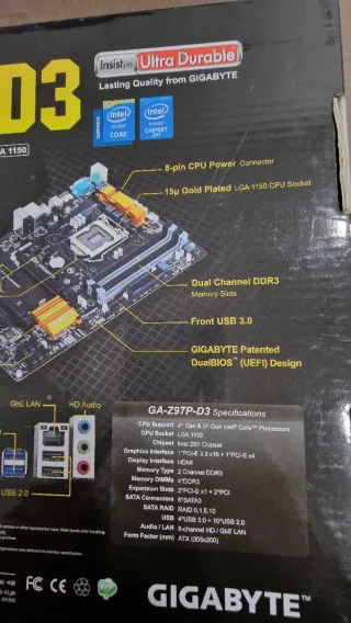 Placa base gigabyte z97p-d3..intel socket 1150
