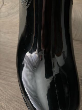 Botas de agua ASOS negras con tachuelas