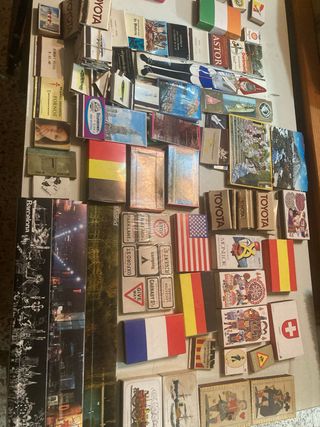 cajas de cerillas antiguas sin abrir