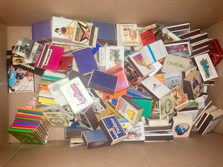 cajas de cerillas antiguas sin abrir