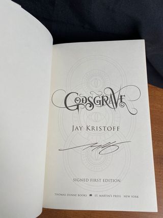 Nevernight Firmados Jay Kristoff 1st/1st