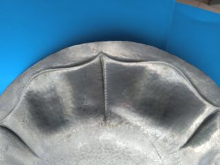 Vassoio piatto  peltro (1046)