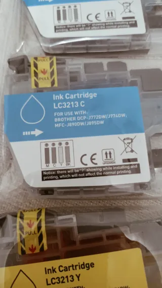 12 Cartuchos Tinta LC3213 BK Brother