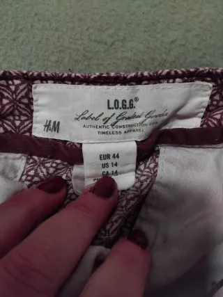 Pantalón estampado joven