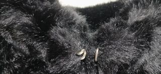 Giacca pelliccia sintetica Vicolo nera