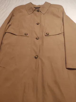 Gabardina verde caqui Talla 44