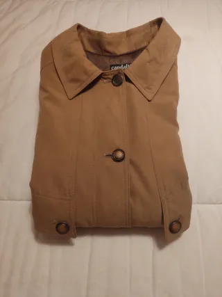 Gabardina verde caqui Talla 44