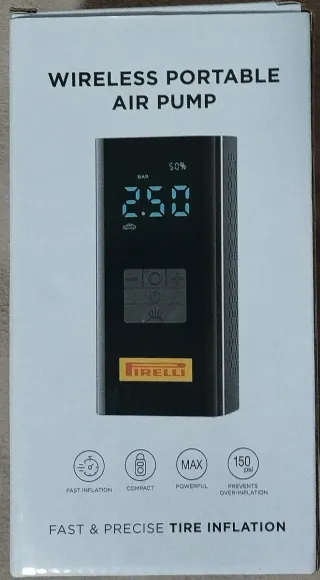 Compresor de Aire Portátil Inalámbrico Pirelli