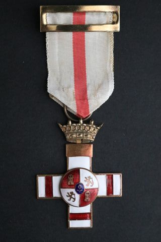 Medalla Cruz Mérito Militar Blanco Pensionada