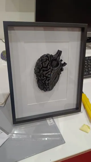 Quadro Testa-Cuore Nero