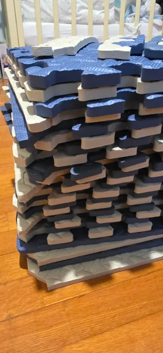 Tappeto gioco puzzle con bordo