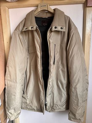 Plumífero hombre beige talla XL