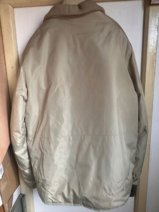 Plumífero hombre beige talla XL