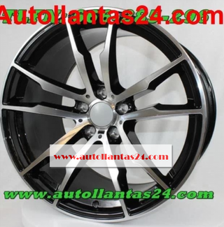 Pack 4 llantas para bmw x6 x5 vintage blac