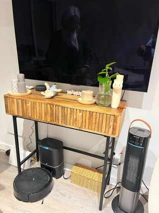 Mueble TV madera y metal