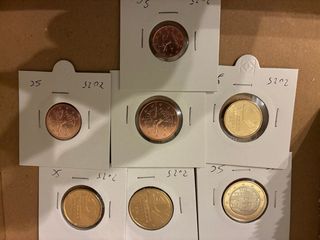 Andorra 2025 7 valores euros