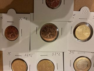 Andorra 2025 7 valores euros