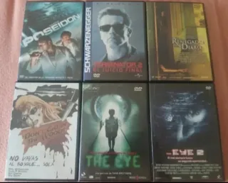 Películas DVD a 5 euros cada una