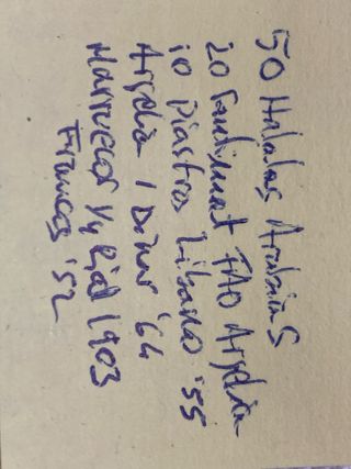 14 Monedas de Países Árabes