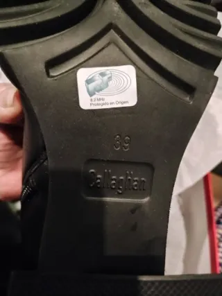 Botines Callaghan Adaptaction Mujer Negro Talla 39