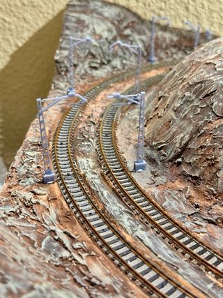 Catenaria para maquetas escala N