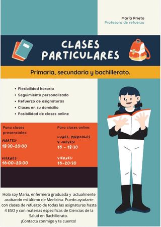 Clases particulares presenciales y online