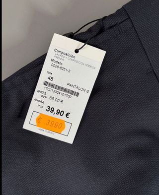 Pantalón de traje SHENIOR azul marino
