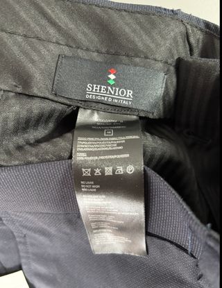 Pantalón de traje SHENIOR azul marino