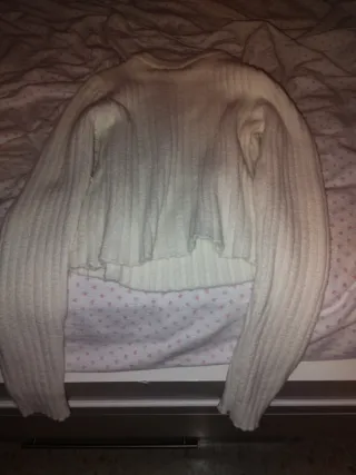 Jersey de lana blanco